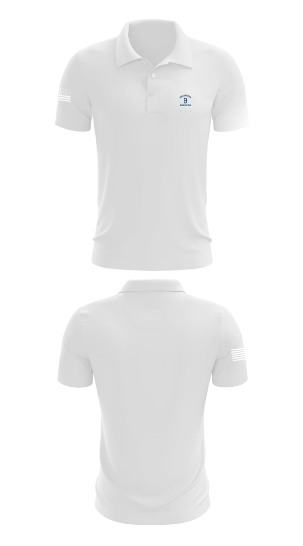 Short Sleeve Performance Polo, Braintree American, Baseball, Teamtime, Team time, sublimation, custom sports apparel, team uniforms, spirit wear, spiritwear, sports uniforms, custom shirts, team store, custom team store, fundraiser sports, apparel fundraiser