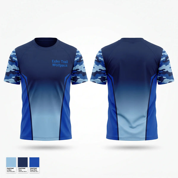 Short Sleeve Performance Shirt, Echo Trail Wolfpack, Men's Basketball, Teamtime, Team time, sublimation, custom sports apparel, team uniforms, spirit wear, spiritwear, sports uniforms, custom shirts, team store, custom team store, fundraiser sports, apparel fundraiser
