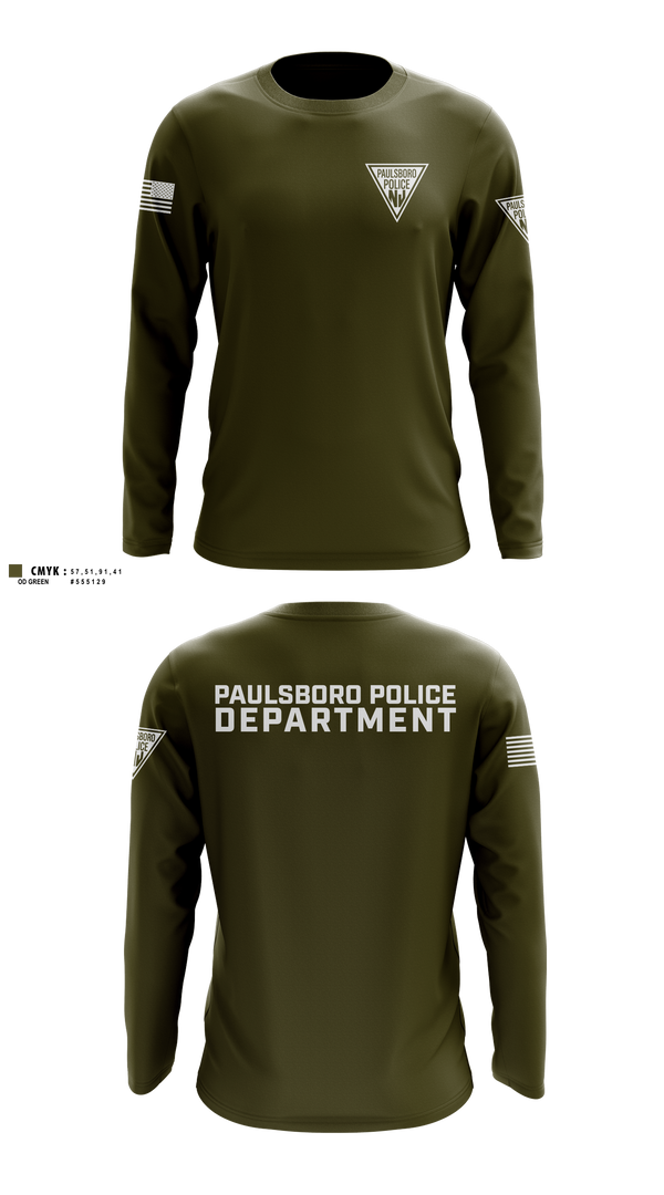 Long Sleeve Performance Shirt, Paulsboro Police Department, Police, Teamtime, Team time, sublimation, custom sports apparel, team uniforms, spirit wear, spiritwear, sports uniforms, custom shirts, team store, custom team store, fundraiser sports, apparel fundraiser