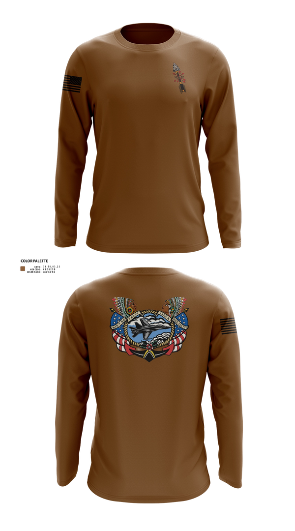 Long Sleeve Performance Shirt, VFA-87 FCPOA, Navy, Teamtime, Team time, sublimation, custom sports apparel, team uniforms, spirit wear, spiritwear, sports uniforms, custom shirts, team store, custom team store, fundraiser sports, apparel fundraiser