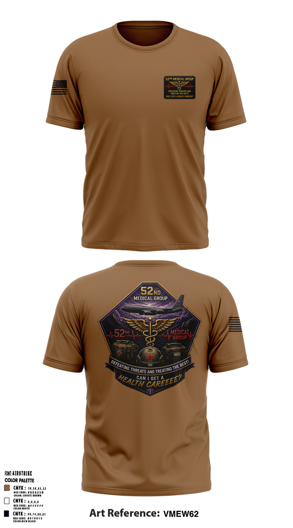 Old School Cotton Feel Shirt, 52 MDG, Air Force, Teamtime, Team time, sublimation, custom sports apparel, team uniforms, spirit wear, spiritwear, sports uniforms, custom shirts, team store, custom team store, fundraiser sports, apparel fundraiser