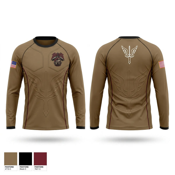 Long Sleeve Performance Shirt, B. CO, 112th SIG BN, Army, Teamtime, Team time, sublimation, custom sports apparel, team uniforms, spirit wear, spiritwear, sports uniforms, custom shirts, team store, custom team store, fundraiser sports, apparel fundraiser