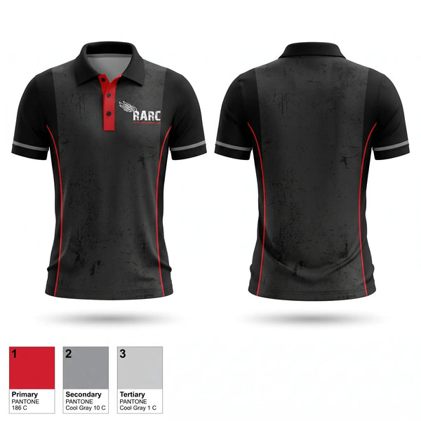Short Sleeve Performance Polo, Racine Area Running Club, Spirit Store, Teamtime, Team time, sublimation, custom sports apparel, team uniforms, spirit wear, spiritwear, sports uniforms, custom shirts, team store, custom team store, fundraiser sports, apparel fundraiser