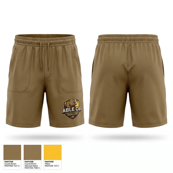 Athletic Shorts With Pockets, 1-43rd, Army, Teamtime, Team time, sublimation, custom sports apparel, team uniforms, spirit wear, spiritwear, sports uniforms, custom shirts, team store, custom team store, fundraiser sports, apparel fundraiser