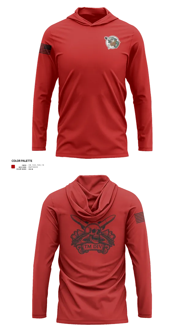 Long Sleeve Performance Shirt with hood, USS Illinois (SSN 786), , Teamtime, Team time, sublimation, custom sports apparel, team uniforms, spirit wear, spiritwear, sports uniforms, custom shirts, team store, custom team store, fundraiser sports, apparel fundraiser