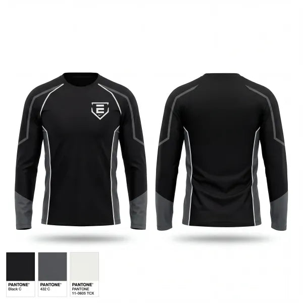 Long Sleeve Performance Shirt, Elite Umpires, Baseball, Teamtime, Team time, sublimation, custom sports apparel, team uniforms, spirit wear, spiritwear, sports uniforms, custom shirts, team store, custom team store, fundraiser sports, apparel fundraiser