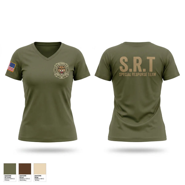 Womens Short Sleeve Vneck Shirt, Tri-County SRT, Police, Teamtime, Team time, sublimation, custom sports apparel, team uniforms, spirit wear, spiritwear, sports uniforms, custom shirts, team store, custom team store, fundraiser sports, apparel fundraiser