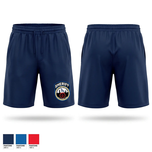 Athletic Shorts With Pockets, Electronic Monitoring, Police, Teamtime, Team time, sublimation, custom sports apparel, team uniforms, spirit wear, spiritwear, sports uniforms, custom shirts, team store, custom team store, fundraiser sports, apparel fundraiser