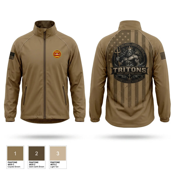 Windbreaker, 466th Seaport Operations Company, Army, Teamtime, Team time, sublimation, custom sports apparel, team uniforms, spirit wear, spiritwear, sports uniforms, custom shirts, team store, custom team store, fundraiser sports, apparel fundraiser