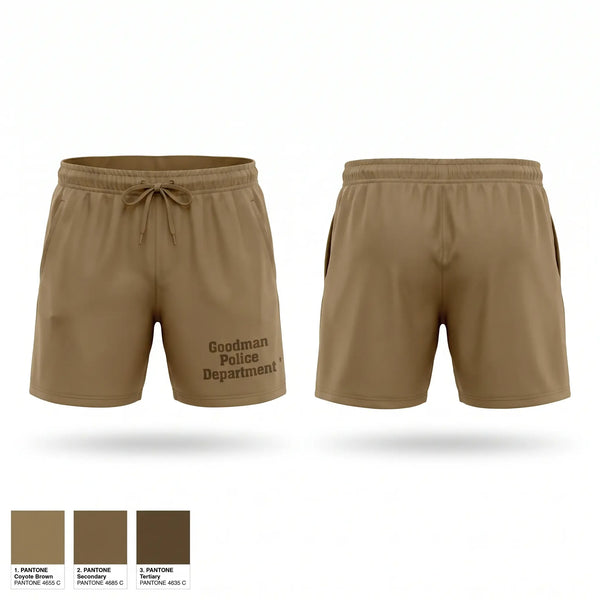 Athletic Shorts With Pockets, Goodman Police Department, Police, Teamtime, Team time, sublimation, custom sports apparel, team uniforms, spirit wear, spiritwear, sports uniforms, custom shirts, team store, custom team store, fundraiser sports, apparel fundraiser