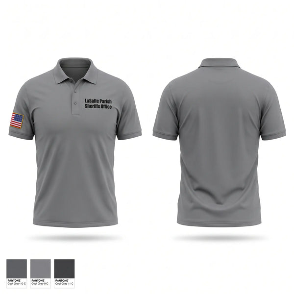 Short Sleeve Performance Polo, LaSalle Parish Sheriff’s Office, Police, Teamtime, Team time, sublimation, custom sports apparel, team uniforms, spirit wear, spiritwear, sports uniforms, custom shirts, team store, custom team store, fundraiser sports, apparel fundraiser