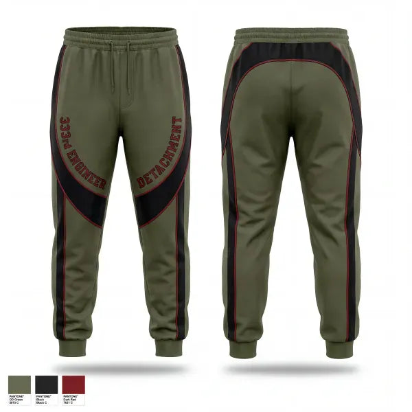 Sweatpants, 333rd Engineer Detachment, Army, Teamtime, Team time, sublimation, custom sports apparel, team uniforms, spirit wear, spiritwear, sports uniforms, custom shirts, team store, custom team store, fundraiser sports, apparel fundraiser
