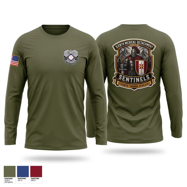Long Sleeve Performance Shirt, 528th MED DET COSC, Army, Teamtime, Team time, sublimation, custom sports apparel, team uniforms, spirit wear, spiritwear, sports uniforms, custom shirts, team store, custom team store, fundraiser sports, apparel fundraiser