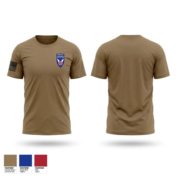 Old School Cotton Feel Shirt, Arctic Angels, Army, Teamtime, Team time, sublimation, custom sports apparel, team uniforms, spirit wear, spiritwear, sports uniforms, custom shirts, team store, custom team store, fundraiser sports, apparel fundraiser