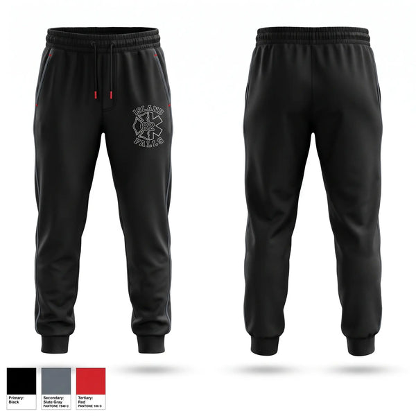 Sweatpants, Island Falls Fire & Ambulance, Fire Department, Teamtime, Team time, sublimation, custom sports apparel, team uniforms, spirit wear, spiritwear, sports uniforms, custom shirts, team store, custom team store, fundraiser sports, apparel fundraiser