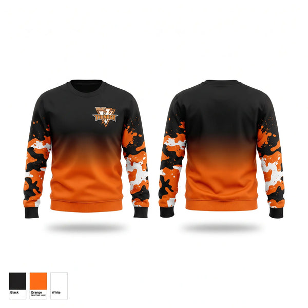 Crew Neck Sweatshirt, Valley Thunder, Ice Hockey, Teamtime, Team time, sublimation, custom sports apparel, team uniforms, spirit wear, spiritwear, sports uniforms, custom shirts, team store, custom team store, fundraiser sports, apparel fundraiser