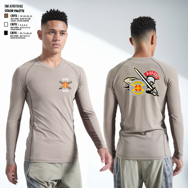 Long Sleeve Performance Shirt, HHB, 428th Field Artillery Brigade, , Teamtime, Team time, sublimation, custom sports apparel, team uniforms, spirit wear, spiritwear, sports uniforms, custom shirts, team store, custom team store, fundraiser sports, apparel fundraiser