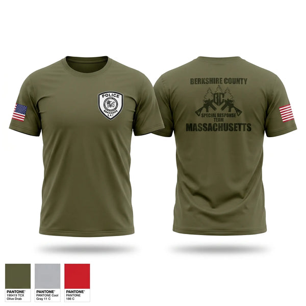 Old School Cotton Feel Shirt, Berkshire County SRT, Police, Teamtime, Team time, sublimation, custom sports apparel, team uniforms, spirit wear, spiritwear, sports uniforms, custom shirts, team store, custom team store, fundraiser sports, apparel fundraiser