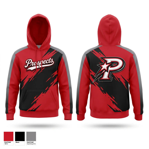 Hoodie, South Georgia Prospects, Baseball, Teamtime, Team time, sublimation, custom sports apparel, team uniforms, spirit wear, spiritwear, sports uniforms, custom shirts, team store, custom team store, fundraiser sports, apparel fundraiser