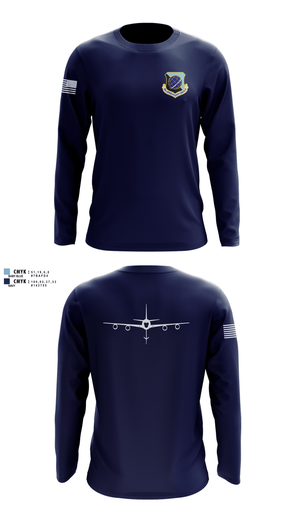 Long Sleeve Performance Shirt, 92 OG, Air Force, Teamtime, Team time, sublimation, custom sports apparel, team uniforms, spirit wear, spiritwear, sports uniforms, custom shirts, team store, custom team store, fundraiser sports, apparel fundraiser