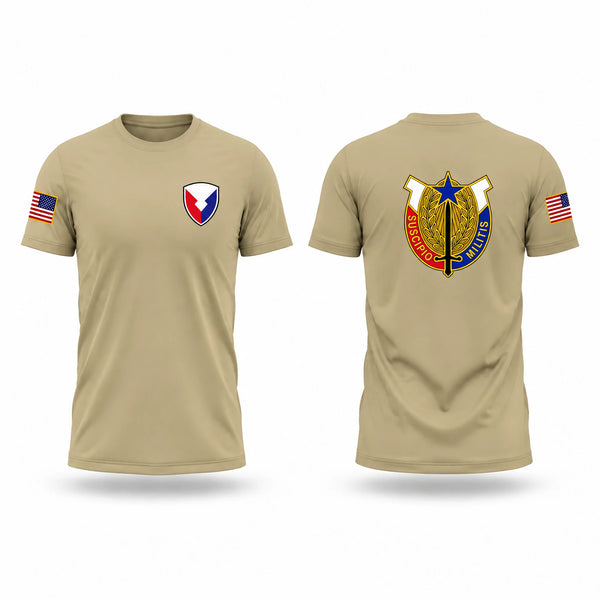 Old School Cotton Feel Shirt, 407th AFSB, Army, Teamtime, Team time, sublimation, custom sports apparel, team uniforms, spirit wear, spiritwear, sports uniforms, custom shirts, team store, custom team store, fundraiser sports, apparel fundraiser