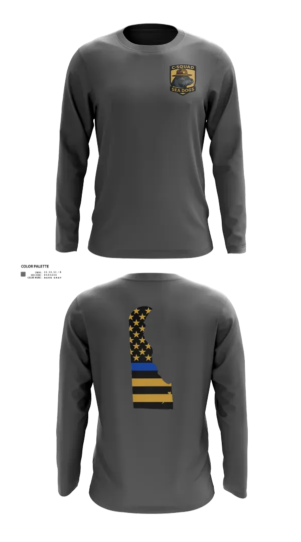 Long Sleeve Performance Shirt, C-Squad, Police, Teamtime, Team time, sublimation, custom sports apparel, team uniforms, spirit wear, spiritwear, sports uniforms, custom shirts, team store, custom team store, fundraiser sports, apparel fundraiser