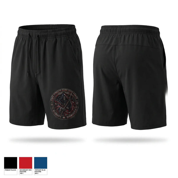 Athletic Shorts With Pockets, Milwaukee Area Safe Streets Gang Task Force, Police, Teamtime, Team time, sublimation, custom sports apparel, team uniforms, spirit wear, spiritwear, sports uniforms, custom shirts, team store, custom team store, fundraiser sports, apparel fundraiser