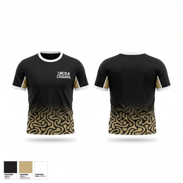 Short Sleeve Performance Shirt, LINCOLN COUGARS, , Teamtime, Team time, sublimation, custom sports apparel, team uniforms, spirit wear, spiritwear, sports uniforms, custom shirts, team store, custom team store, fundraiser sports, apparel fundraiser