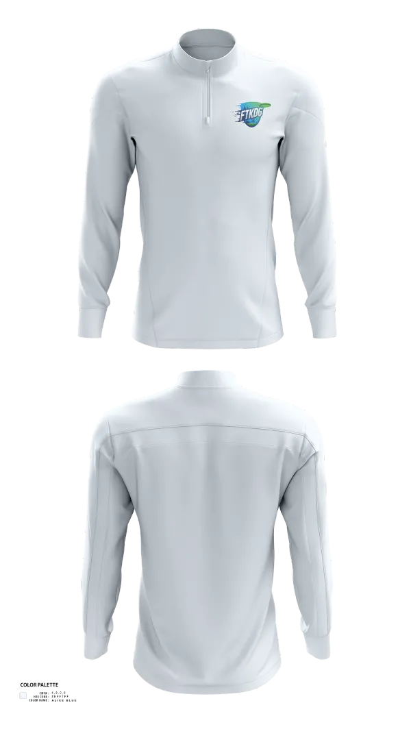 Quarter Zip Jacket, FTKDG, Golf, Teamtime, Team time, sublimation, custom sports apparel, team uniforms, spirit wear, spiritwear, sports uniforms, custom shirts, team store, custom team store, fundraiser sports, apparel fundraiser