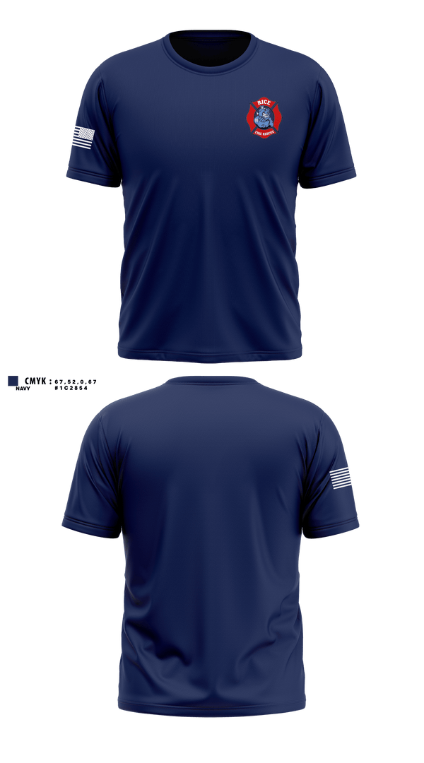 Short Sleeve Performance Shirt, Rice Fire Dept, Fire Department, Teamtime, Team time, sublimation, custom sports apparel, team uniforms, spirit wear, spiritwear, sports uniforms, custom shirts, team store, custom team store, fundraiser sports, apparel fundraiser