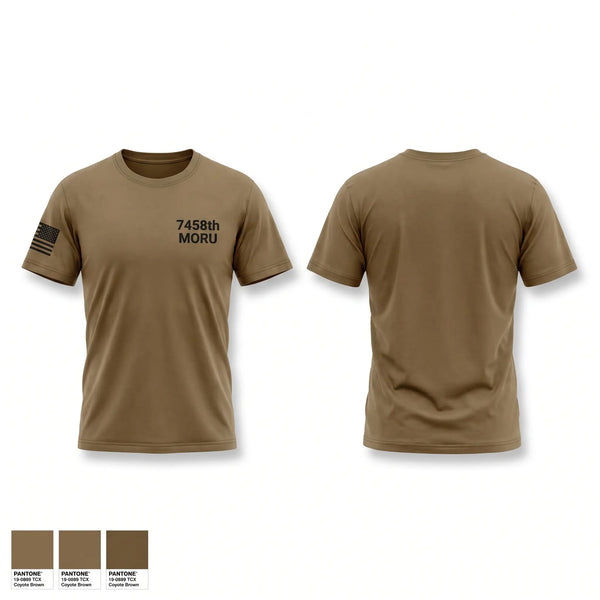 Old School Cotton Feel Shirt, 7458th MORU, Army, Teamtime, Team time, sublimation, custom sports apparel, team uniforms, spirit wear, spiritwear, sports uniforms, custom shirts, team store, custom team store, fundraiser sports, apparel fundraiser