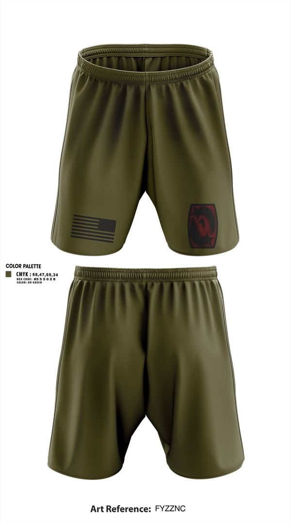Athletic Shorts With Pockets, 1-62 ADA, Army, Teamtime, Team time, sublimation, custom sports apparel, team uniforms, spirit wear, spiritwear, sports uniforms, custom shirts, team store, custom team store, fundraiser sports, apparel fundraiser