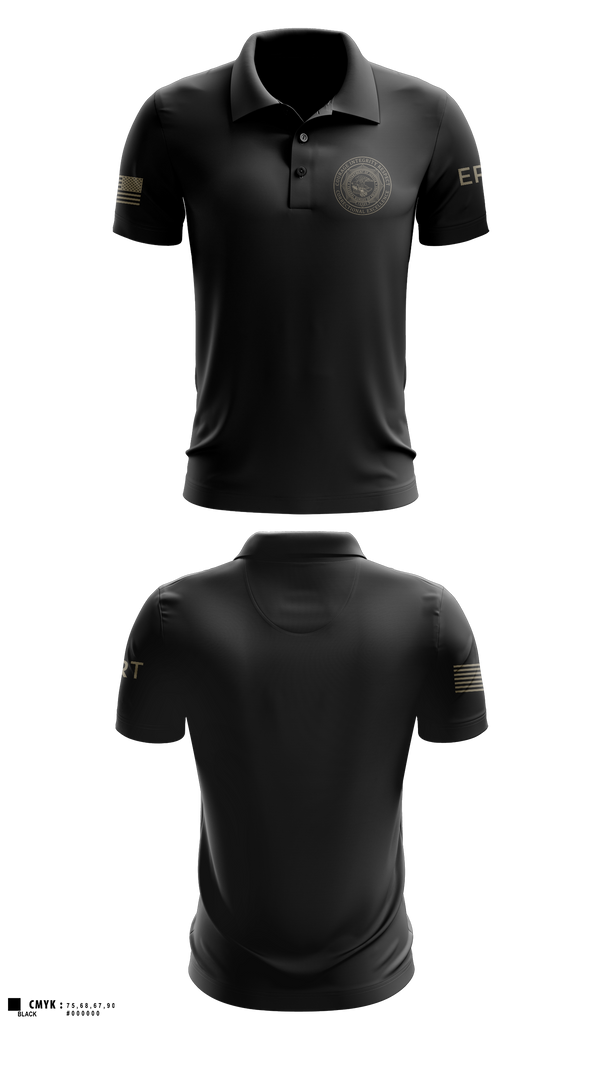 Short Sleeve Performance Polo, Evidence Recovery Team, Police, Teamtime, Team time, sublimation, custom sports apparel, team uniforms, spirit wear, spiritwear, sports uniforms, custom shirts, team store, custom team store, fundraiser sports, apparel fundraiser