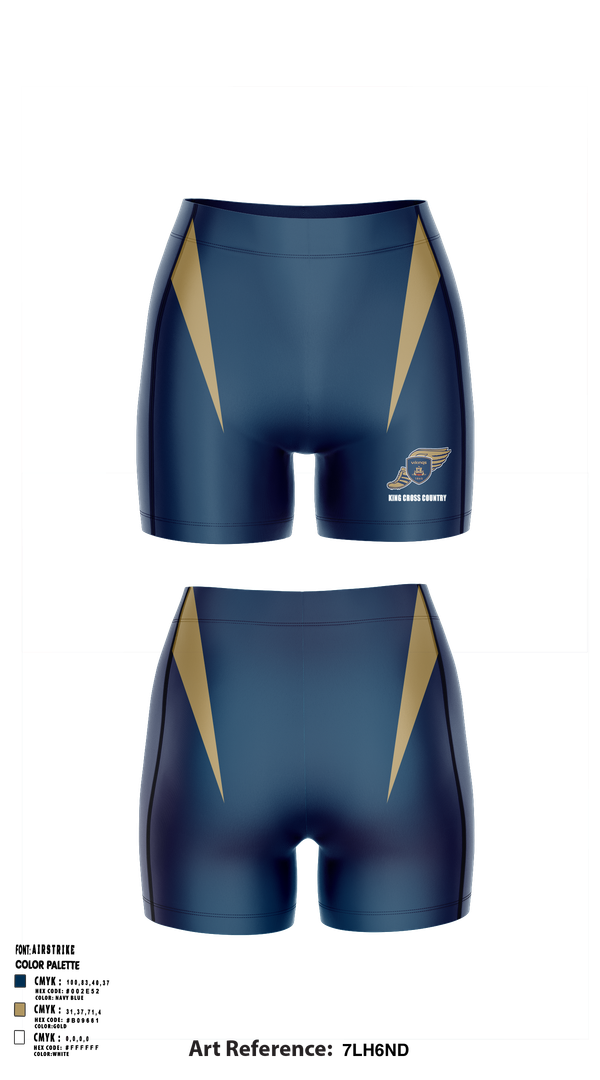 Womens Compression Shorts, King School Cross Country, Cross Country, Teamtime, Team time, sublimation, custom sports apparel, team uniforms, spirit wear, spiritwear, sports uniforms, custom shirts, team store, custom team store, fundraiser sports, apparel fundraiser