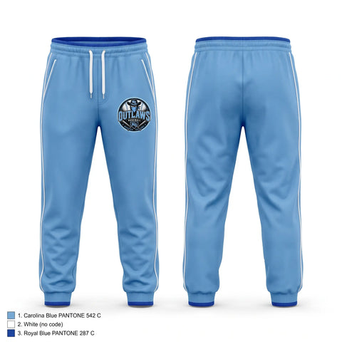 Sweatpants, Munford Outlaws, Baseball, Teamtime, Team time, sublimation, custom sports apparel, team uniforms, spirit wear, spiritwear, sports uniforms, custom shirts, team store, custom team store, fundraiser sports, apparel fundraiser