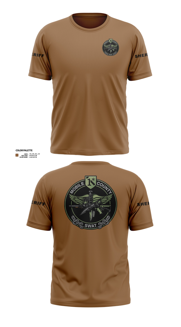 Old School Cotton Feel Shirt, MOBILE COUNTY SWAT, Police, Teamtime, Team time, sublimation, custom sports apparel, team uniforms, spirit wear, spiritwear, sports uniforms, custom shirts, team store, custom team store, fundraiser sports, apparel fundraiser