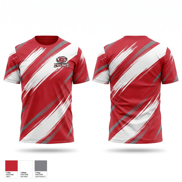 Soft Poly Tee Cotton Like Feel, South Charleston Cyclones, Baseball, Teamtime, Team time, sublimation, custom sports apparel, team uniforms, spirit wear, spiritwear, sports uniforms, custom shirts, team store, custom team store, fundraiser sports, apparel fundraiser