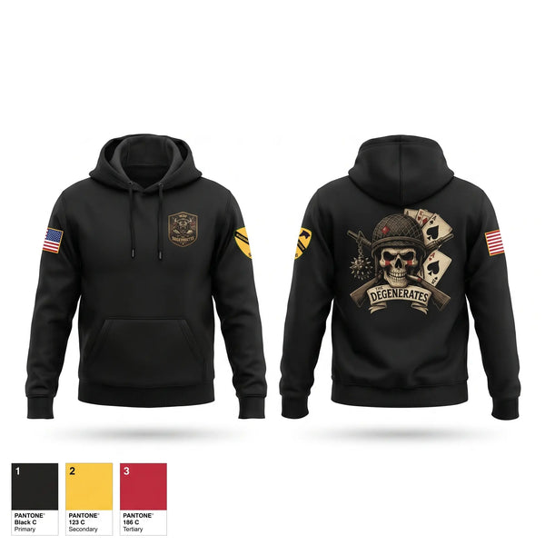 Hoodie, 120th QM Company, Army, Teamtime, Team time, sublimation, custom sports apparel, team uniforms, spirit wear, spiritwear, sports uniforms, custom shirts, team store, custom team store, fundraiser sports, apparel fundraiser