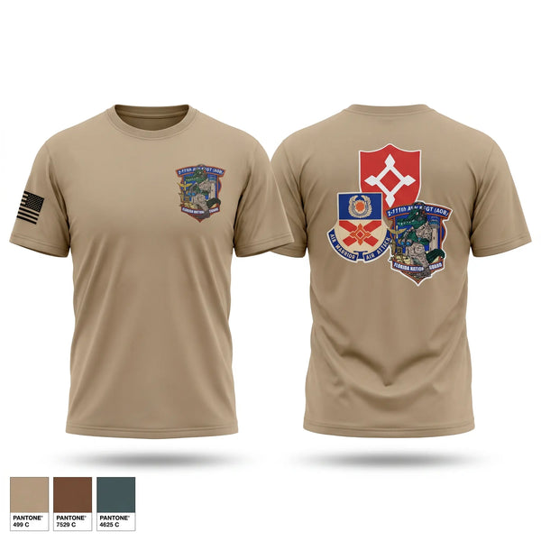 Old School Cotton Feel Shirt, 2-111th AOB, Army, Teamtime, Team time, sublimation, custom sports apparel, team uniforms, spirit wear, spiritwear, sports uniforms, custom shirts, team store, custom team store, fundraiser sports, apparel fundraiser