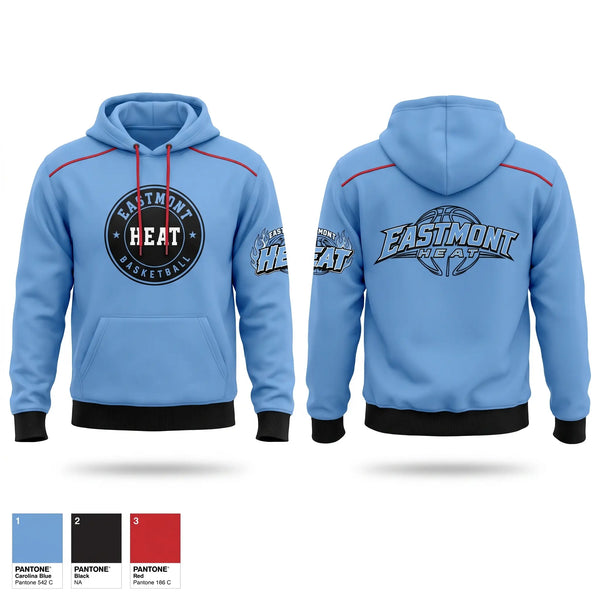 Hoodie, Eastmont HEAT, Men's Basketball, Teamtime, Team time, sublimation, custom sports apparel, team uniforms, spirit wear, spiritwear, sports uniforms, custom shirts, team store, custom team store, fundraiser sports, apparel fundraiser