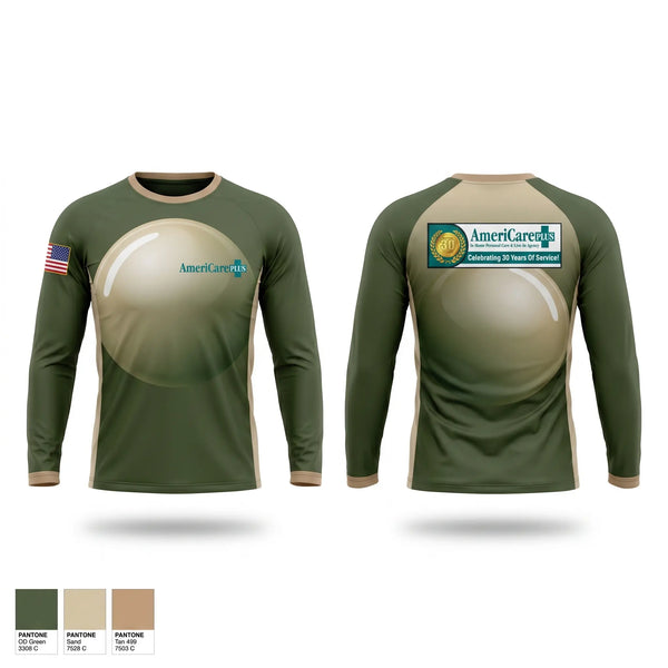 Long Sleeve Performance Shirt, Americare Plus, EMS/EMT, Teamtime, Team time, sublimation, custom sports apparel, team uniforms, spirit wear, spiritwear, sports uniforms, custom shirts, team store, custom team store, fundraiser sports, apparel fundraiser