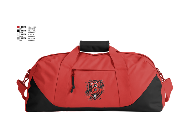 Duffle Bag, Bremen Soccer, Men's Soccer, Teamtime, Team time, sublimation, custom sports apparel, team uniforms, spirit wear, spiritwear, sports uniforms, custom shirts, team store, custom team store, fundraiser sports, apparel fundraiser