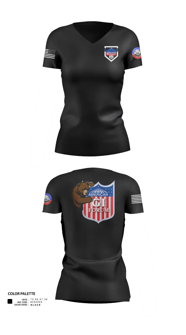 Womens Short Sleeve Vneck Shirt, Agif board, Army, Teamtime, Team time, sublimation, custom sports apparel, team uniforms, spirit wear, spiritwear, sports uniforms, custom shirts, team store, custom team store, fundraiser sports, apparel fundraiser
