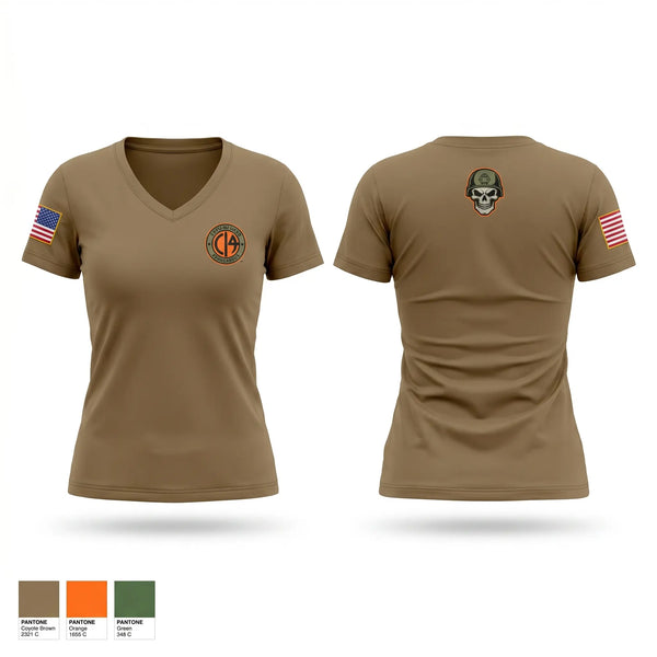 Womens Short Sleeve Vneck Shirt, 8 SOS, Air Force, Teamtime, Team time, sublimation, custom sports apparel, team uniforms, spirit wear, spiritwear, sports uniforms, custom shirts, team store, custom team store, fundraiser sports, apparel fundraiser