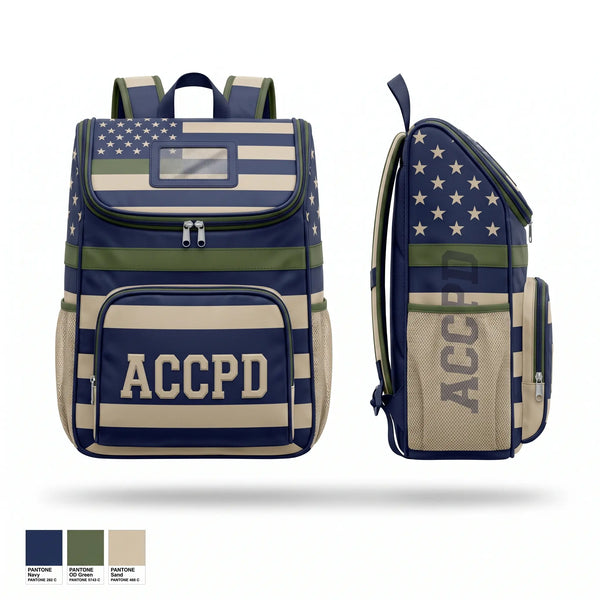 Gear Bag, ACCPD, Police, Teamtime, Team time, sublimation, custom sports apparel, team uniforms, spirit wear, spiritwear, sports uniforms, custom shirts, team store, custom team store, fundraiser sports, apparel fundraiser