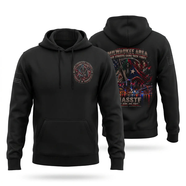 Hoodie, Milwaukee Area Safe Streets Gang Task Force v.2, Police, Teamtime, Team time, sublimation, custom sports apparel, team uniforms, spirit wear, spiritwear, sports uniforms, custom shirts, team store, custom team store, fundraiser sports, apparel fundraiser