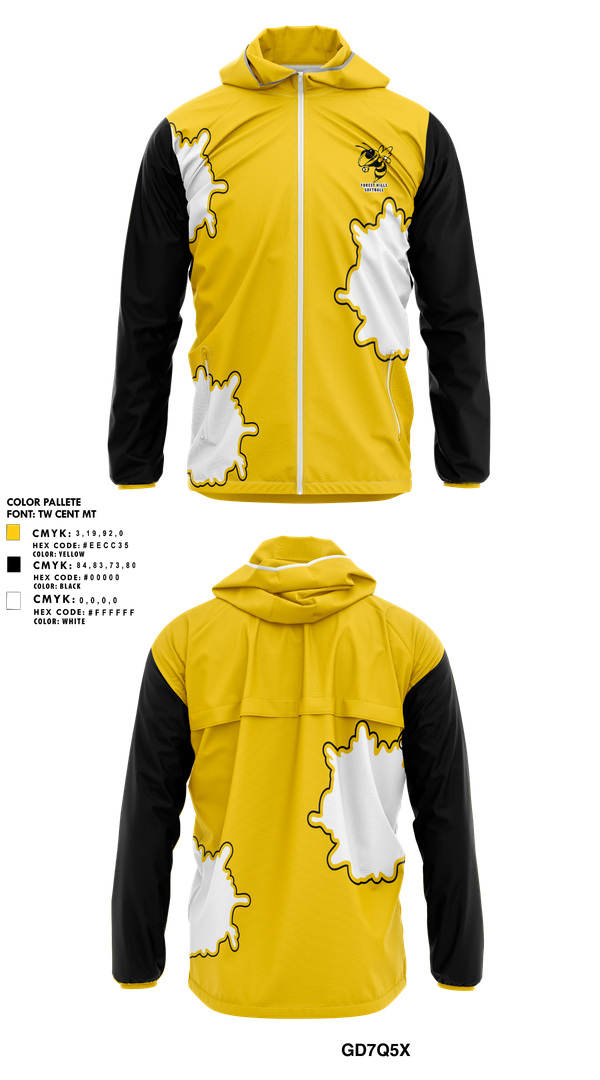 Windbreaker, Forest Hills Softball, Softball, Teamtime, Team time, sublimation, custom sports apparel, team uniforms, spirit wear, spiritwear, sports uniforms, custom shirts, team store, custom team store, fundraiser sports, apparel fundraiser