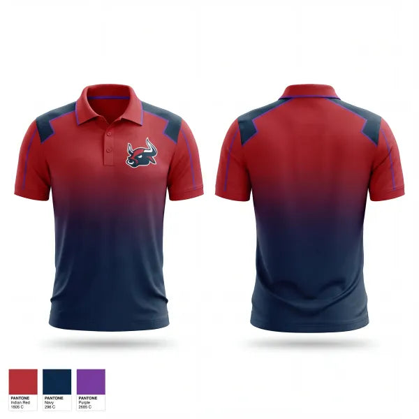 Short Sleeve Performance Polo, Smithtown Bulls, Baseball, Teamtime, Team time, sublimation, custom sports apparel, team uniforms, spirit wear, spiritwear, sports uniforms, custom shirts, team store, custom team store, fundraiser sports, apparel fundraiser