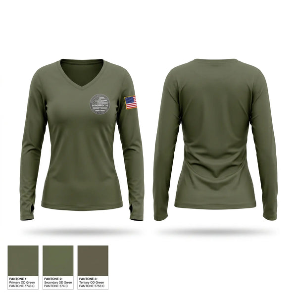 Womens Long Sleeve Vneck Shirt, Special victims unit, Police, Teamtime, Team time, sublimation, custom sports apparel, team uniforms, spirit wear, spiritwear, sports uniforms, custom shirts, team store, custom team store, fundraiser sports, apparel fundraiser