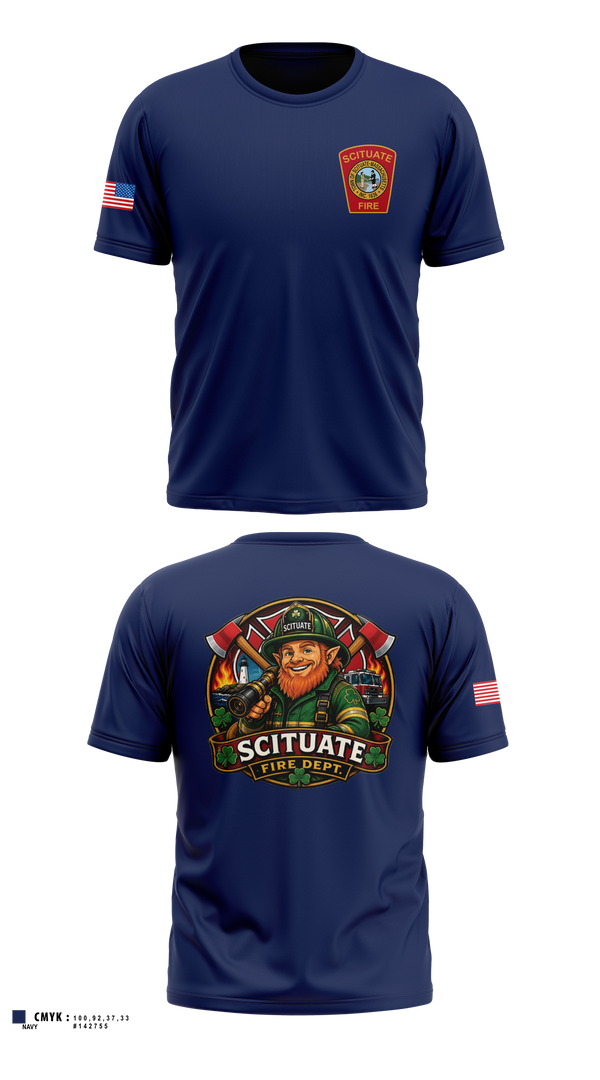 Short Sleeve Performance Shirt, Scituate Fire Department, Fire Department, Teamtime, Team time, sublimation, custom sports apparel, team uniforms, spirit wear, spiritwear, sports uniforms, custom shirts, team store, custom team store, fundraiser sports, apparel fundraiser